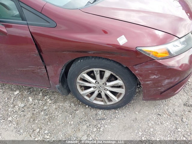 2012 Honda Civic Ex 4dr მანქანა იყიდება აუქციონზე, vin: 2HGFB2F52CH025874, აუქციონის ნომერი: 12652491