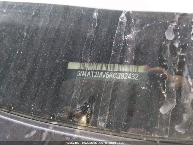 Aukcja sprzedaży 2019 Nissan Rogue S/sl/sv, vin: 5N1AT2MV5KC792432, numer aukcji: 12652492