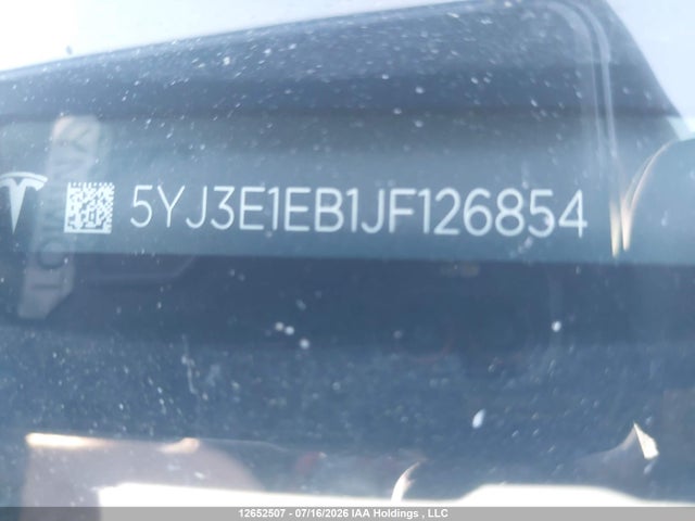 Tesla Model 3 Long Range/performance 2018 5YJ3E1EB1JF126854 Image 18