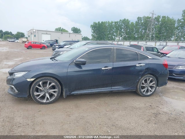 2019 Honda Civic Touring მანქანა იყიდება აუქციონზე, vin: 2HGFC1F95KH104156, აუქციონის ნომერი: 12652526