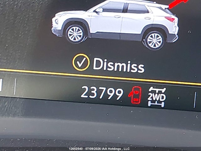 12652540 :رقم المزاد ، KL79MUSLXPB198897 vin ، 2023 Chevrolet Trailblazer Rs مزاد بيع