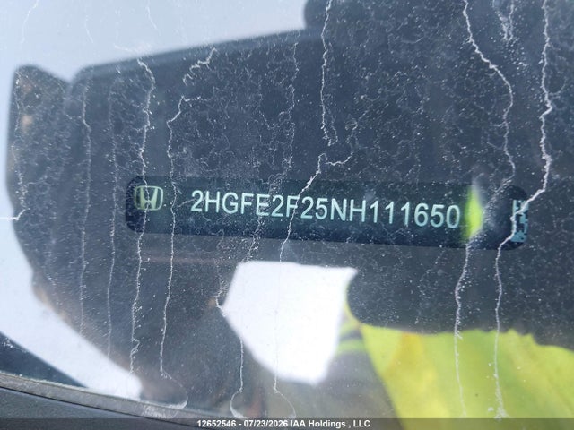 Honda Civic Lx 2022 2HGFE2F25NH111650 Image 17