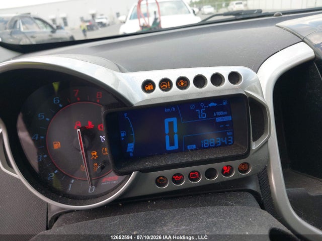 12652594 :رقم المزاد ، 1G1JH6SB8F4122503 vin ، 2015 Chevrolet Sonic Rs مزاد بيع
