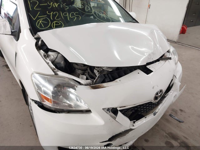 2012 Toyota Yaris მანქანა იყიდება აუქციონზე, vin: JTDBT4K39C1421955, აუქციონის ნომერი: 12634730