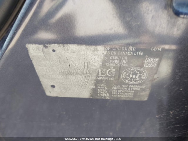 Продажа на аукционе авто 2014 Chevrolet Equinox Ls, vin: 2GNALAEK9E6317924, номер лота: 12652662
