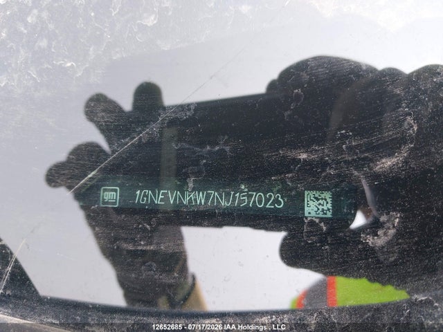 Продаж на аукціоні авто 2022 Chevrolet Traverse, vin: 1GNEVNKW7NJ157023, номер лоту: 12652685