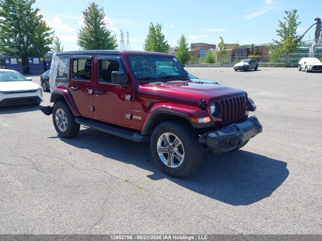 Продажа на аукционе авто 2021 Jeep Wrangler Unlimited Sahara, vin: 1C4HJXEG9MW864417, номер лота: 12652706