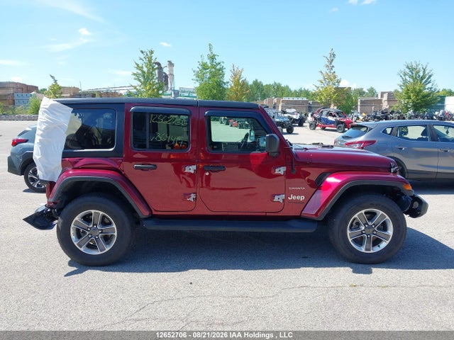 Продажа на аукционе авто 2021 Jeep Wrangler Unlimited Sahara, vin: 1C4HJXEG9MW864417, номер лота: 12652706