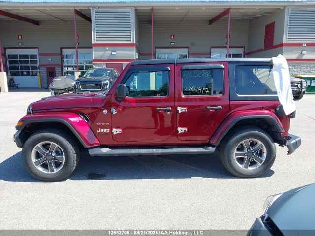 Продажа на аукционе авто 2021 Jeep Wrangler Unlimited Sahara, vin: 1C4HJXEG9MW864417, номер лота: 12652706