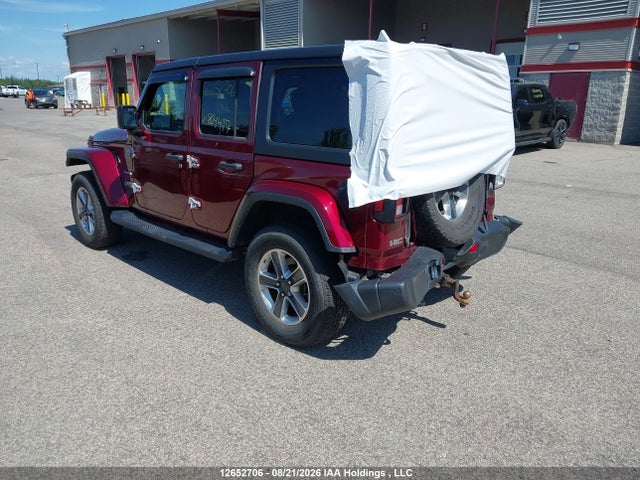 Продажа на аукционе авто 2021 Jeep Wrangler Unlimited Sahara, vin: 1C4HJXEG9MW864417, номер лота: 12652706