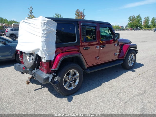 Продажа на аукционе авто 2021 Jeep Wrangler Unlimited Sahara, vin: 1C4HJXEG9MW864417, номер лота: 12652706