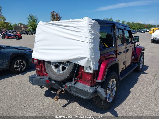 Продажа на аукционе авто 2021 Jeep Wrangler Unlimited Sahara, vin: 1C4HJXEG9MW864417, номер лота: 12652706