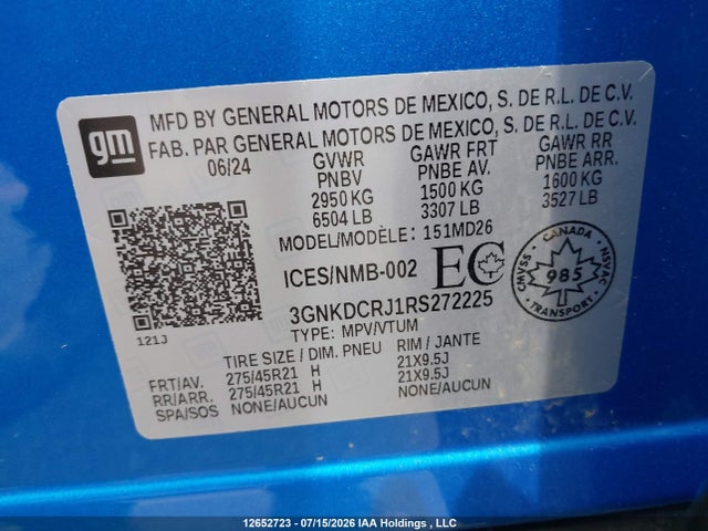 Chevrolet Blazer Ev Rs Eawd 2024 3GNKDCRJ1RS272225 Image 9