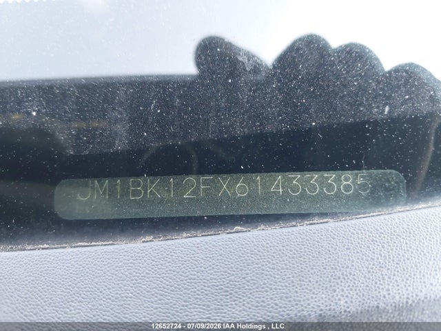 12652724 :رقم المزاد ، JM1BK12FX61433385 vin ، 2006 Mazda 3 I مزاد بيع