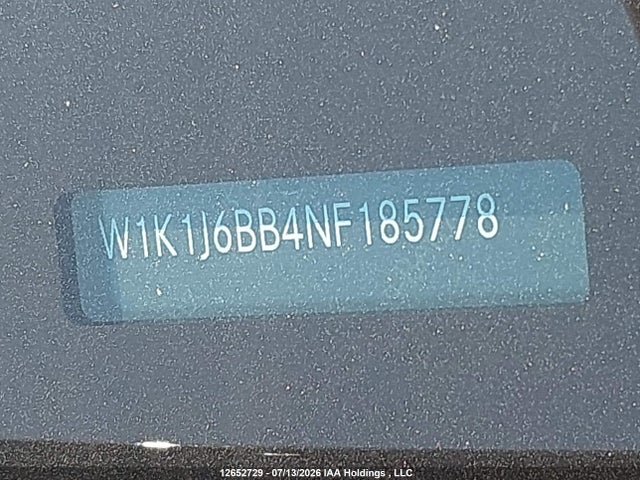 12652729 :رقم المزاد ، W1K1J6BB4NF185778 vin ، 2022 Mercedes-benz Amg E 53 4maitc مزاد بيع
