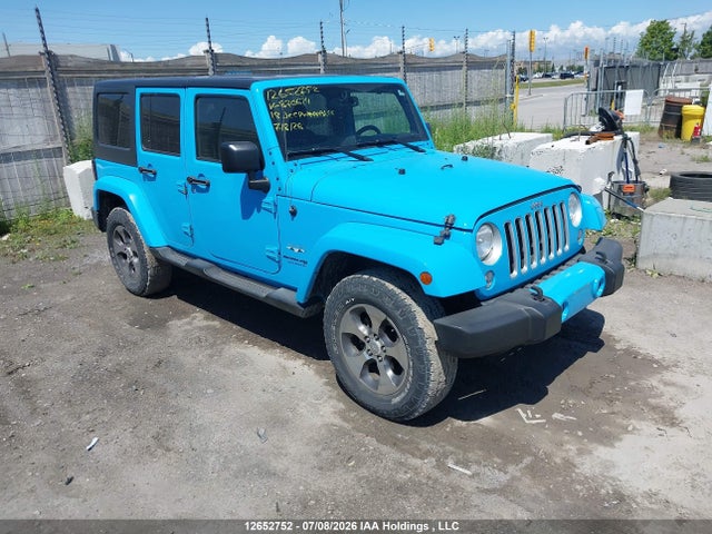 Auction sale of the 2018 Jeep Wrangler Unlimited Sahara, vin: 1C4BJWEG4JL870624, lot number: 12652752