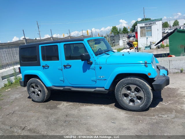 12652752 :رقم المزاد ، 1C4BJWEG4JL870624 vin ، 2018 Jeep Wrangler Unlimited Sahara مزاد بيع