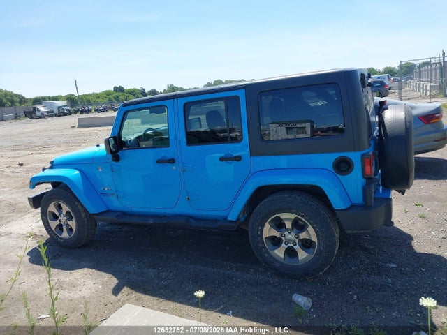 2018 Jeep Wrangler Unlimited Sahara მანქანა იყიდება აუქციონზე, vin: 1C4BJWEG4JL870624, აუქციონის ნომერი: 12652752