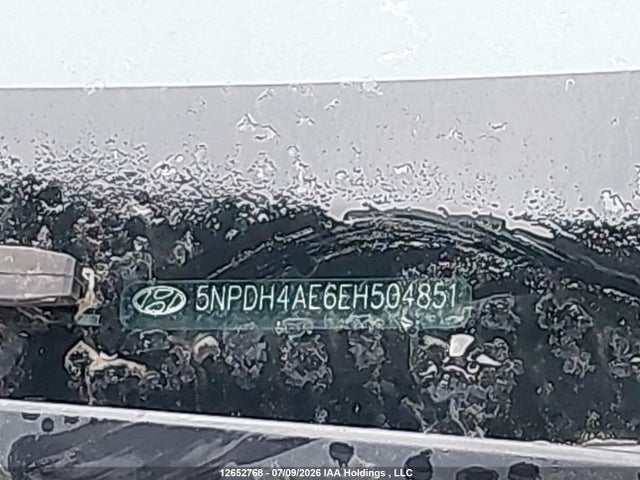 Aukcja sprzedaży 2014 Hyundai Elantra Se/sport/limited, vin: 5NPDH4AE6EH504851, numer aukcji: 12652768
