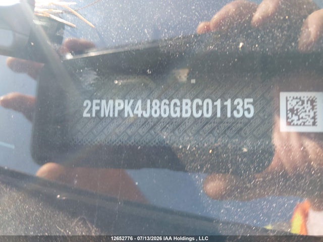 Aukcja sprzedaży 2016 Ford Edge Sel, vin: 2FMPK4J86GBC01135, numer aukcji: 12652776