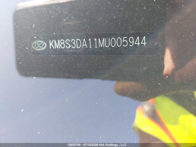 12652780 :رقم المزاد ، KM8S3DA11MU005944 vin ، 2021 Hyundai Santa Fe Sel Premium مزاد بيع