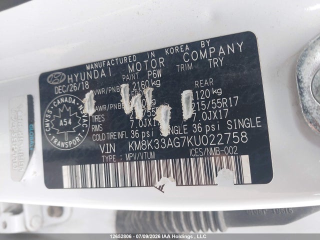 Hyundai Kona Ev Ultimate 2019 KM8K33AG7KU022758 Image 19