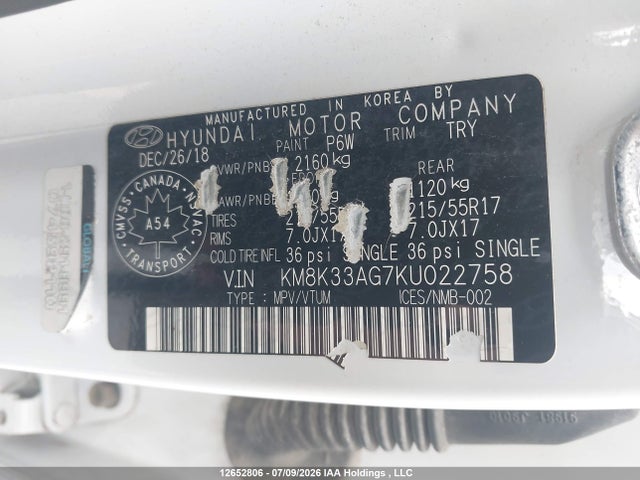 Hyundai Kona Ev Ultimate 2019 KM8K33AG7KU022758 Image 9