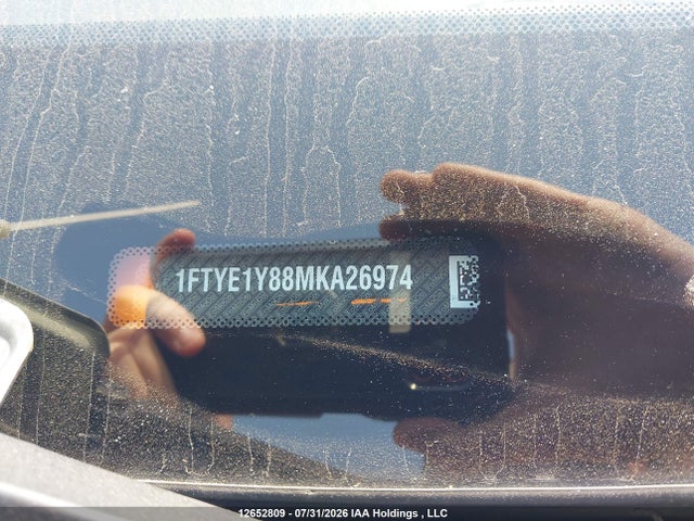 12652809 :رقم المزاد ، 1FTYE1Y88MKA26974 vin ، 2021 Ford Transit T-150 مزاد بيع