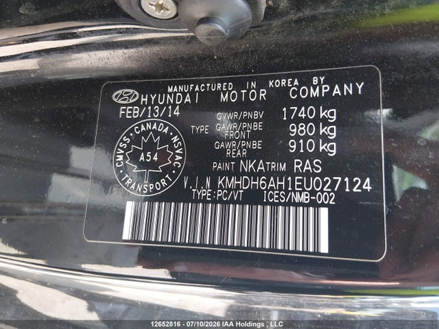 Aukcja sprzedaży 2014 Hyundai Elantra Coupe Gs/se, vin: KMHDH6AH1EU027124, numer aukcji: 12652816