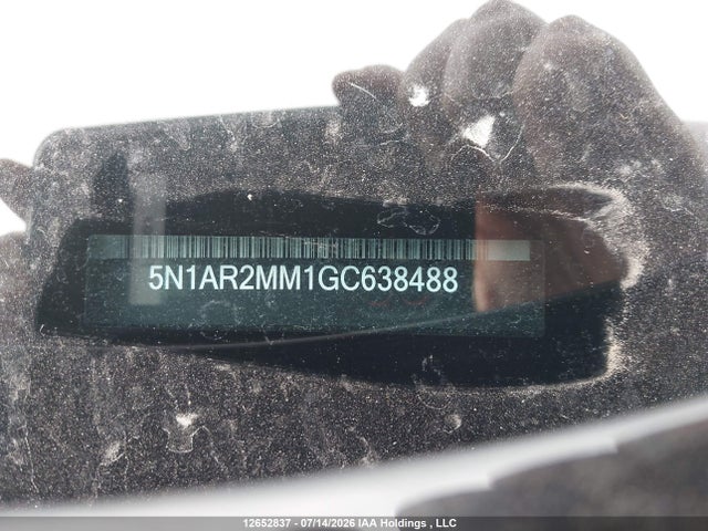 5N1AR2MM1GC638488 Nissan Pathfinder S/sv/sl/platinum