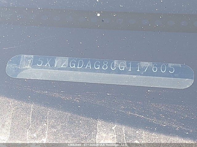 12652845 :رقم المزاد ، 5XYZGDAG8CG117605 vin ، 2012 Hyundai Santa Fe Gls مزاد بيع