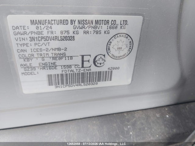 Nissan KICKS SR 2024 3N1CP5DV4RL520328 Image 9