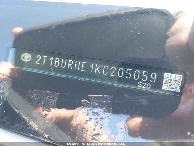 Toyota Corolla 2019 2T1BURHE1KC205059 Image 20