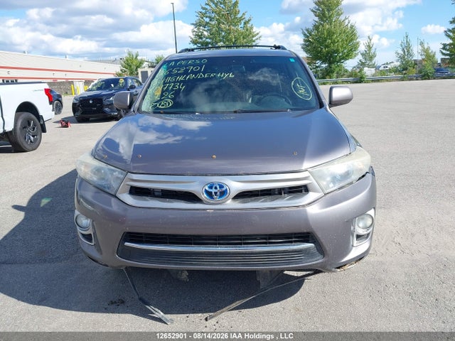 12652901 :رقم المزاد ، JTEBC3EHXD2017734 vin ، 2013 Toyota Highlander Hybrid Hybrid مزاد بيع