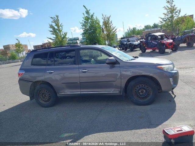 12652901 :رقم المزاد ، JTEBC3EHXD2017734 vin ، 2013 Toyota Highlander Hybrid Hybrid مزاد بيع