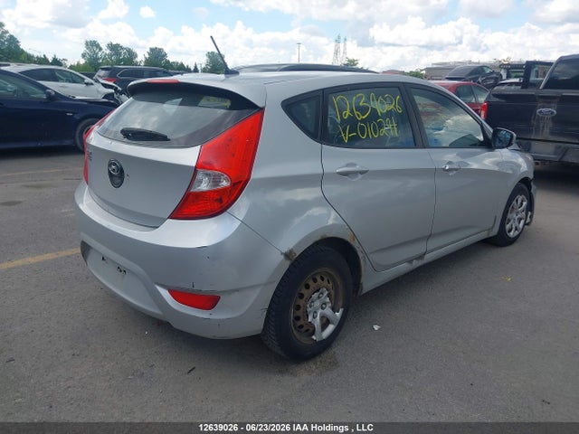Продажа на аукционе авто 2012 Hyundai Accent Gl, vin: KMHCT5AE2CU010291, номер лота: 12639026