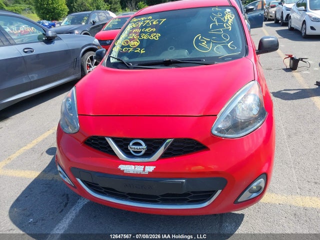 Aukcja sprzedaży 2015 Nissan Micra S/sr/sv, vin: 3N1CK3CP6FL263688, numer aukcji: 12647567