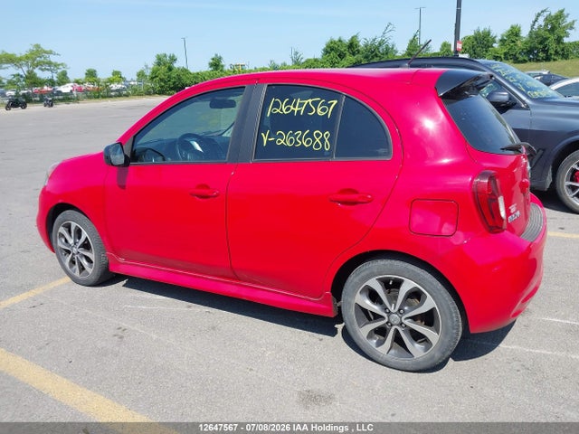 Aukcja sprzedaży 2015 Nissan Micra S/sr/sv, vin: 3N1CK3CP6FL263688, numer aukcji: 12647567