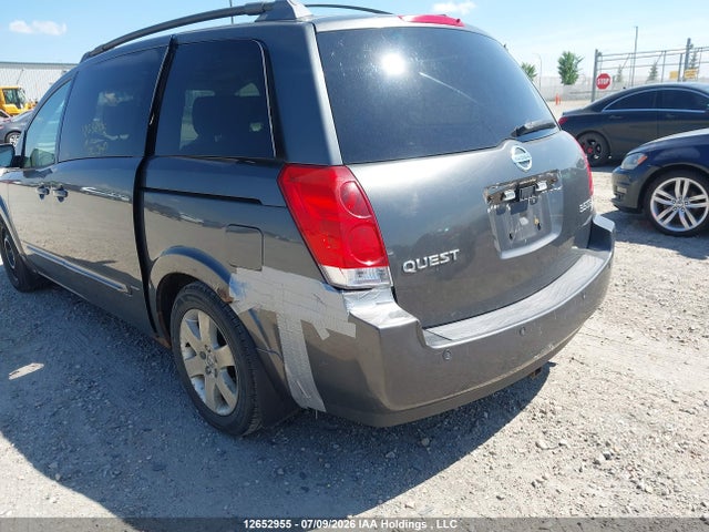 2004 Nissan Quest 3.5 S მანქანა იყიდება აუქციონზე, vin: 5N1BV28U24N320549, აუქციონის ნომერი: 12652955