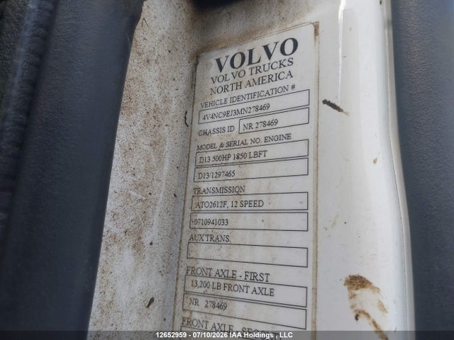 Volvo VNL 2021 4V4NC9EJ3MN278469 Image 9
