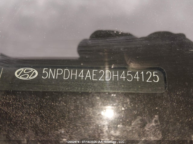 12652974 :رقم المزاد ، 5NPDH4AE2DH454125 vin ، 2013 Hyundai Elantra Gl مزاد بيع