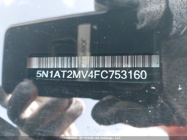 2015 Nissan Rogue S/sl/sv მანქანა იყიდება აუქციონზე, vin: 5N1AT2MV4FC753160, აუქციონის ნომერი: 12653079