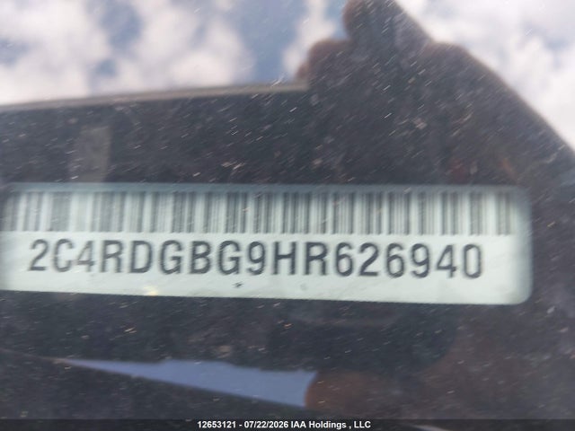 2C4RDGBG9HR626940 Dodge Grand Caravan Cvp/sxt