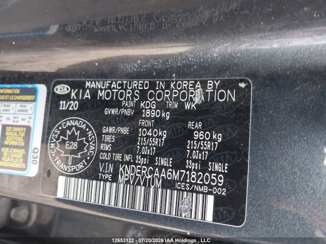 KIA SELTOS EX 2021 KNDERCAA6M7182059 Image 9