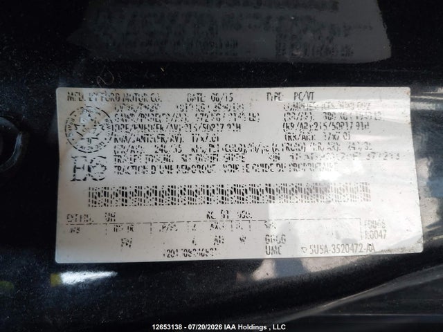 Продажа на аукционе авто 2015 Ford Focus Se, vin: 1FADP3K20FL377213, номер лота: 12653138