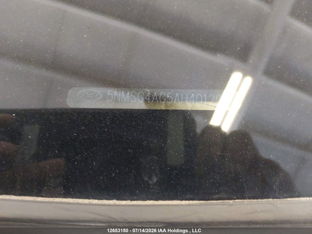 Aukcja sprzedaży 2010 Hyundai Santa Fe Gls, vin: 5NMSG4AG5AH401293, numer aukcji: 12653150