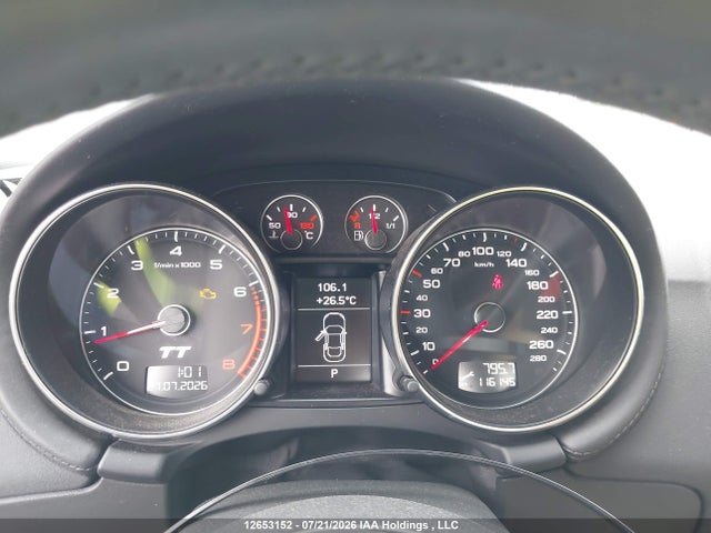 Aukcja sprzedaży 2012 Audi Tt Quaro, vin: TRUBFAFK2C1006540, numer aukcji: 12653152