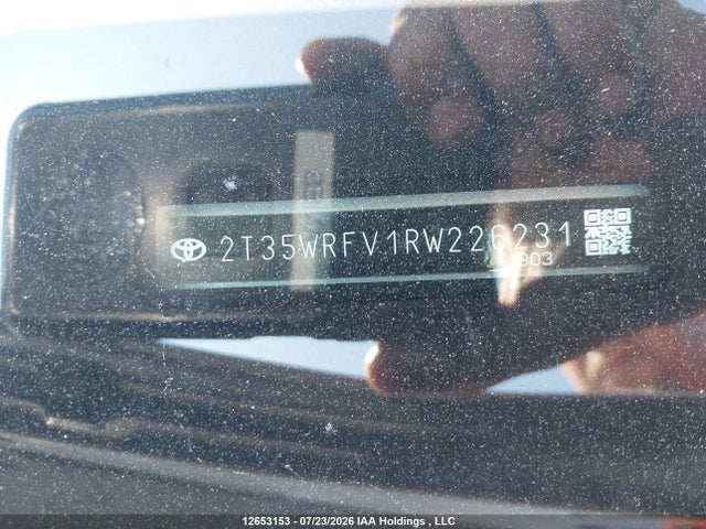 12653153 :رقم المزاد ، 2T35WRFV1RW226231 vin ، 2024 Toyota Rav4 Hybrid Xse مزاد بيع