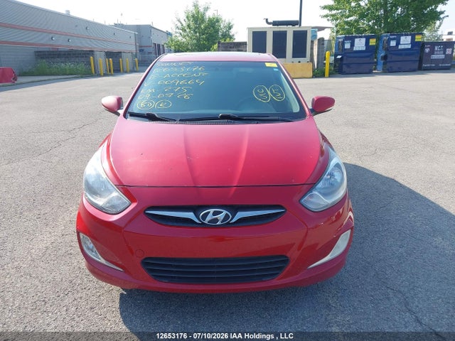 Продаж на аукціоні авто 2012 Hyundai Accent Gls, vin: KMHCU5AE3CU009664, номер лоту: 12653176