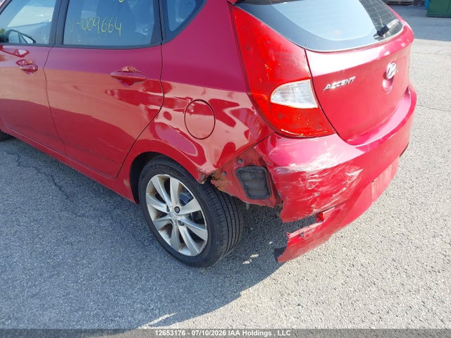 Продаж на аукціоні авто 2012 Hyundai Accent Gls, vin: KMHCU5AE3CU009664, номер лоту: 12653176